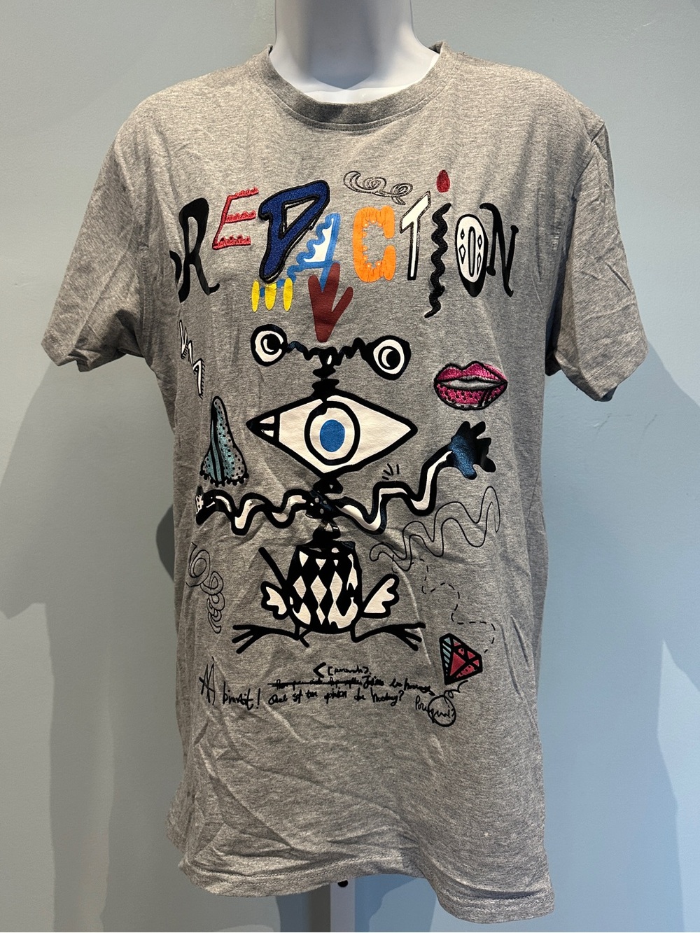 Bleecker and Mercer Reaction Gray Tee Shirt Medium